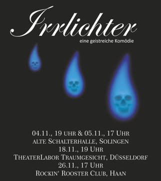 Plakat der Uraufführung in Düsseldorf.